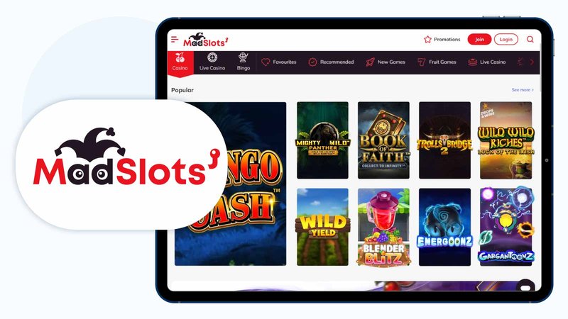 Uncover a World of Thrills at MadSlots Casino in the UK - overview